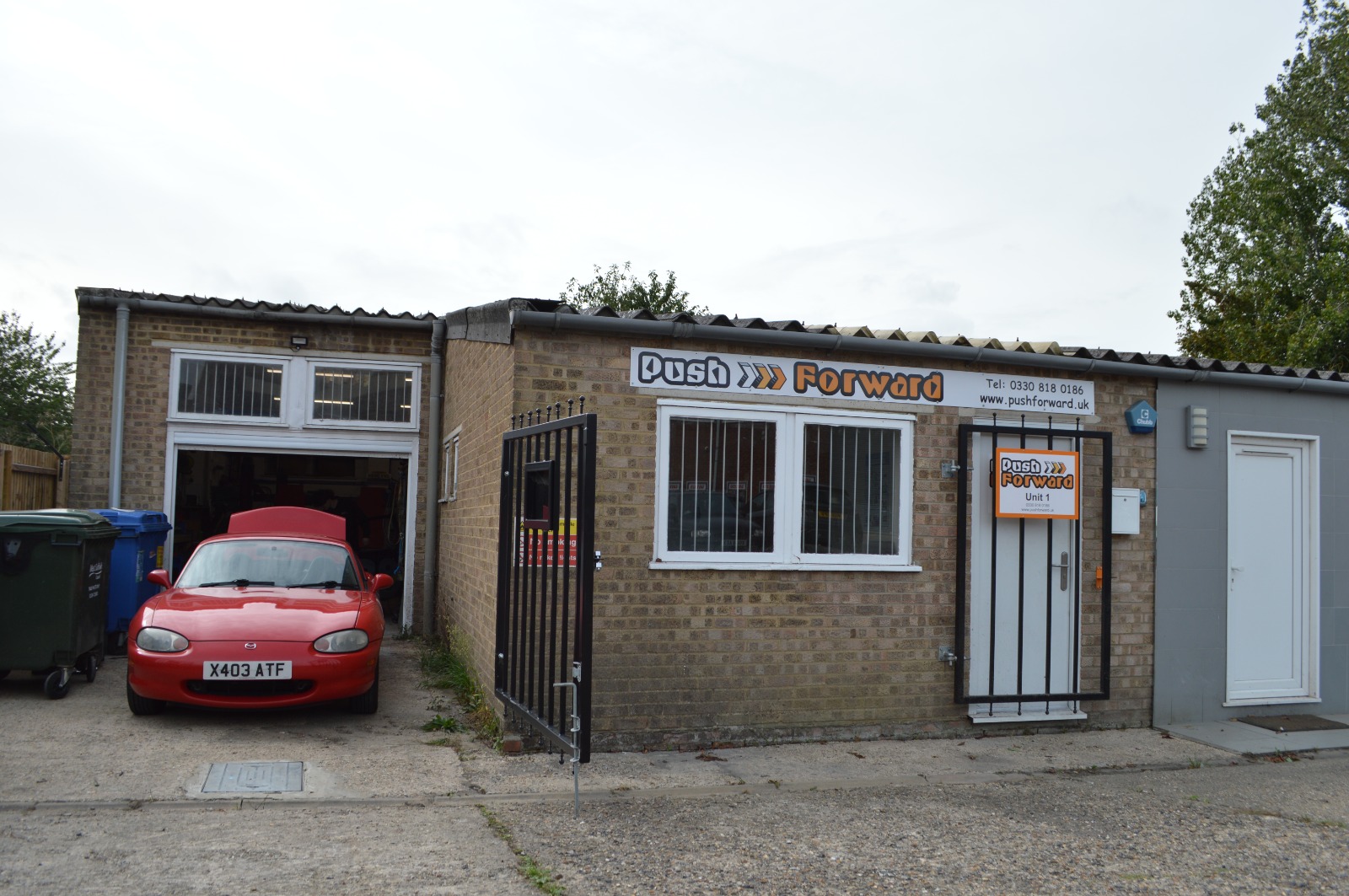 Our Garage workshop at Newmarket 1